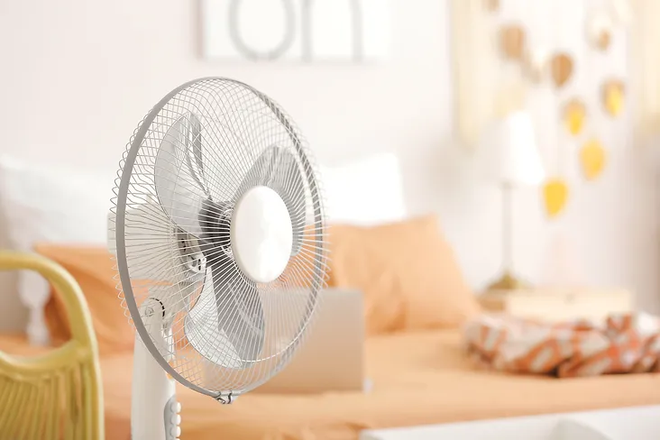 A fan in a clean room